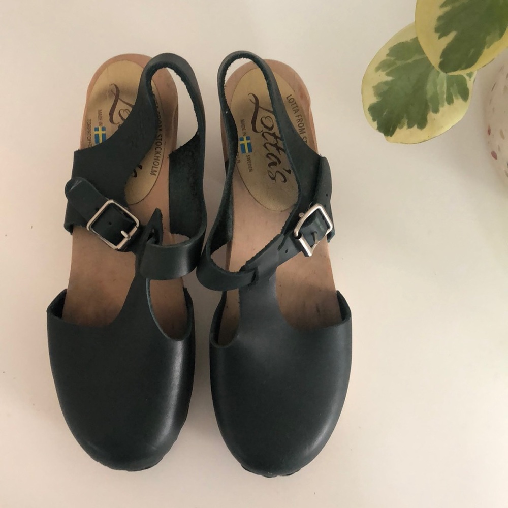 Lotta From Stockholm T Strap Clogs